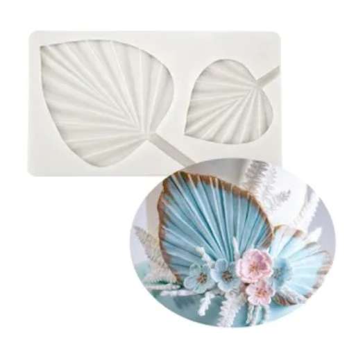 Large Palm Leaf Silicone Mould - Click Image to Close